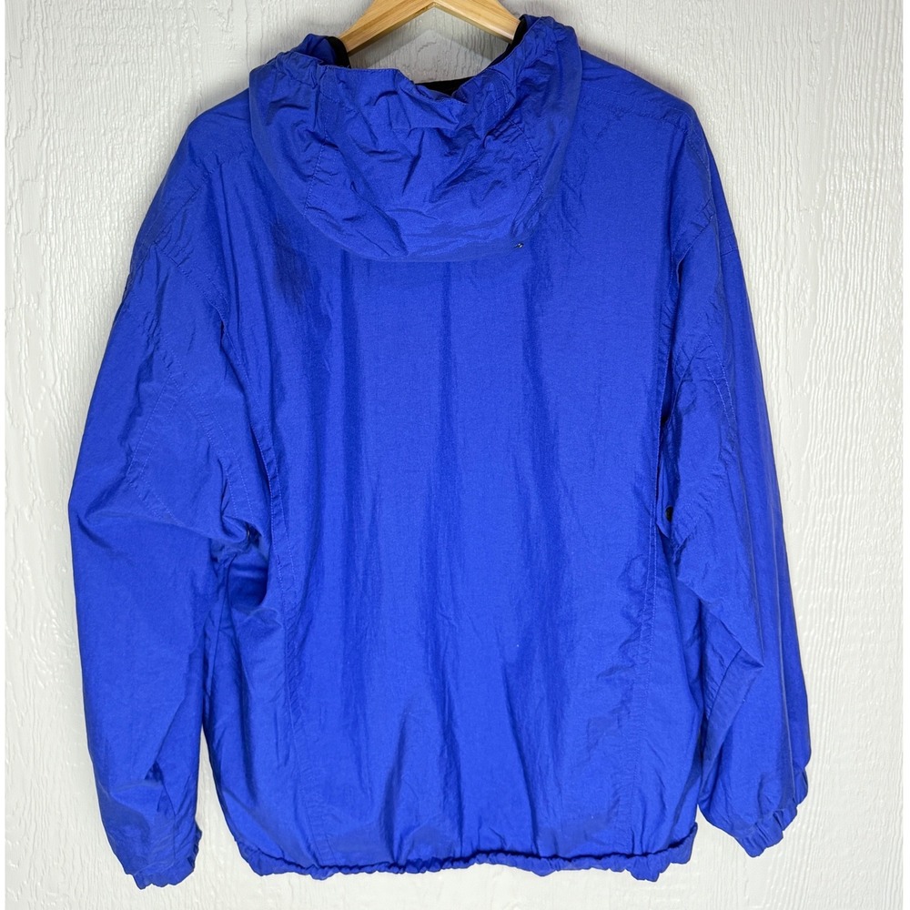Vintage Tyrolia Skiwear by Head Blue Anorak Pullover Jacket Mens Large Hooded - Picture 2 of 9